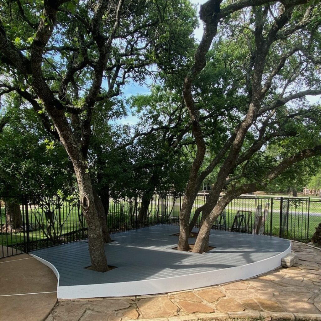 Outdoor deck built to enhance home value and style