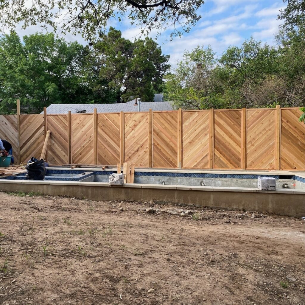 High-quality fence construction in Austin, TX, tailored for residential durability and style.