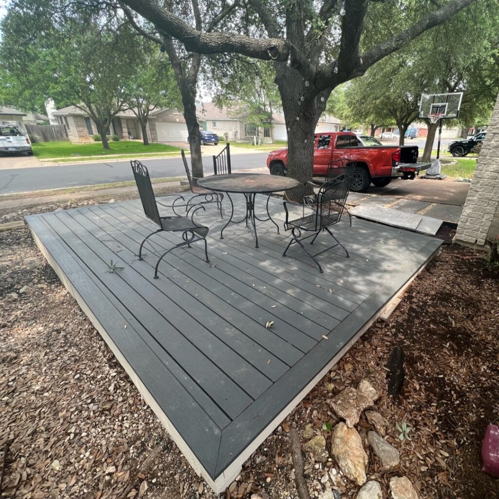Spacious home deck designed for gatherings and relaxation