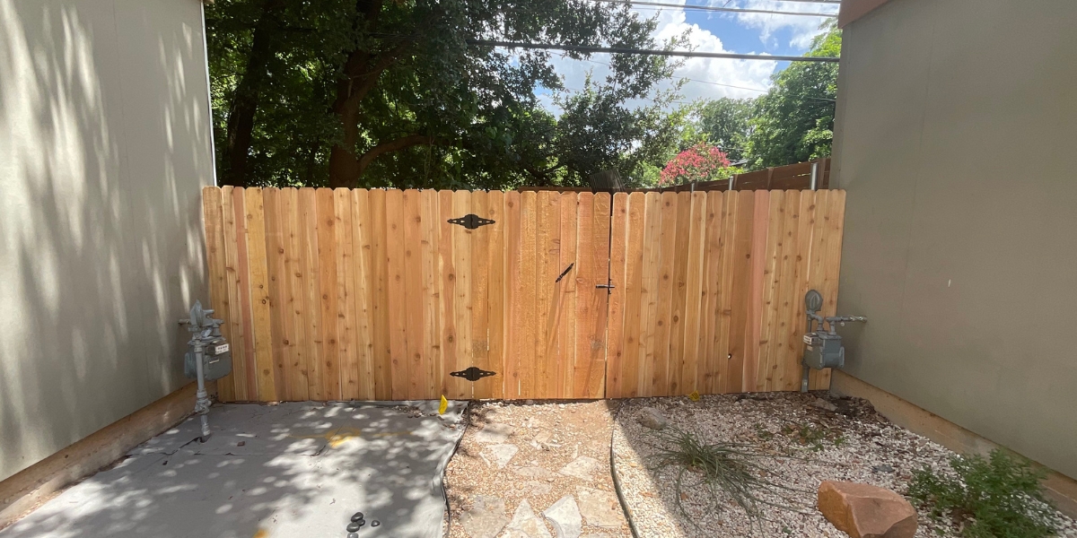 Vertical Picket Fence in Austin, Texas