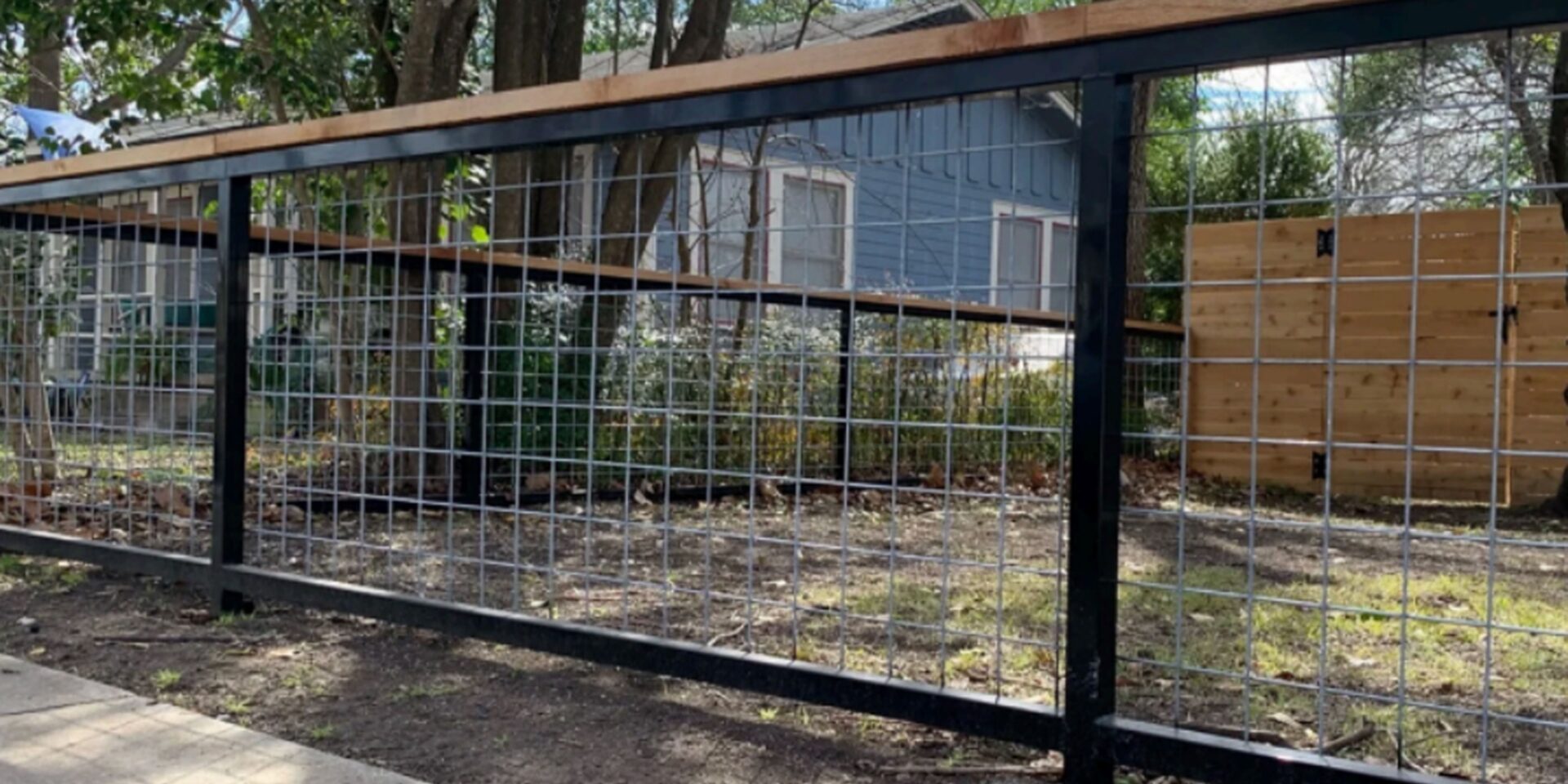 Bull Panel Fence in Austin, Texas