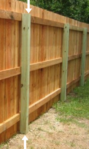 Ground Contact Rated No.2 4"x4" Pressure Treated Pine