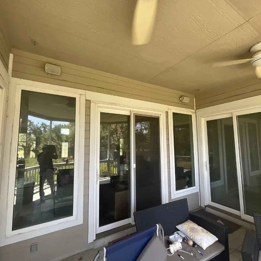 Original structure without decking, outdoor kitchen, or stamped concrete features