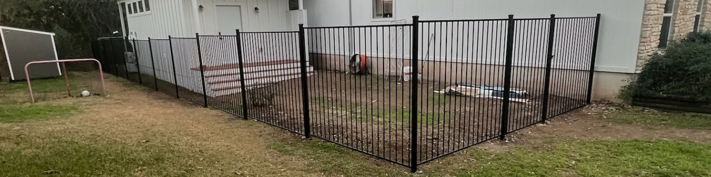 eat, polished finish showing deck, skirting, and fencing integration.