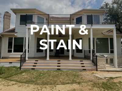 PAINT AND STAIN